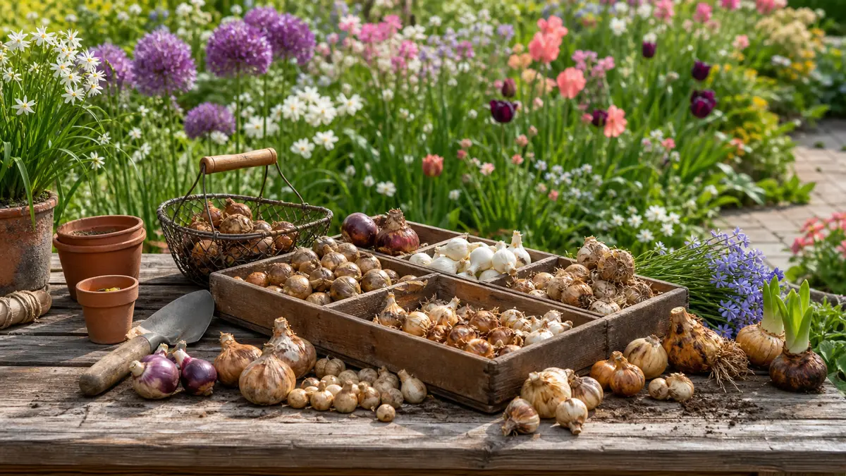 Bulbi da fiore online in un giardino italiano